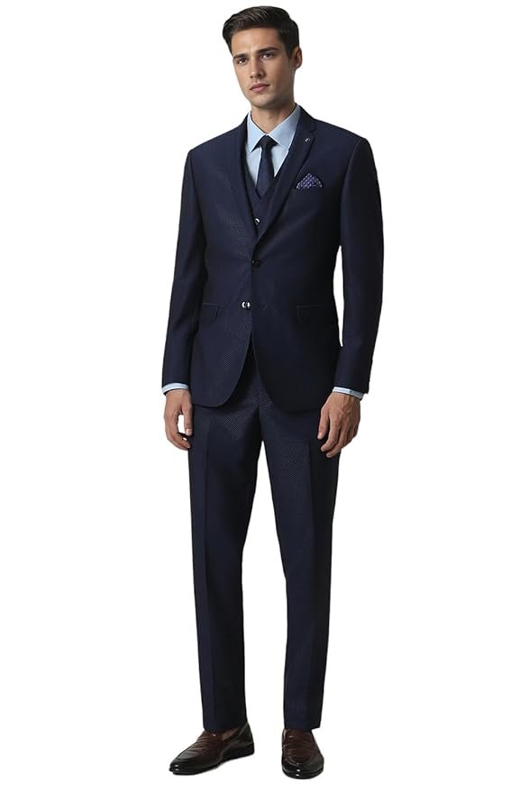 2-10.jpg Van Heusen Men's Polyester Blend Three Piece Suit-Dress Set - Image 1
