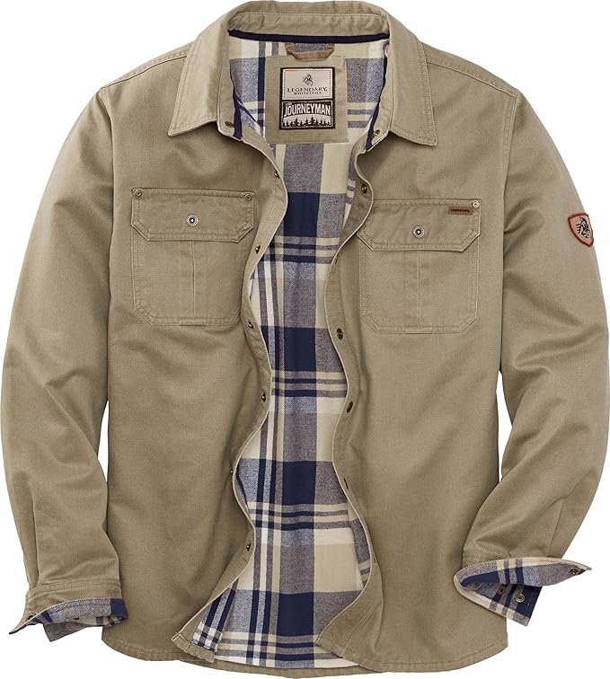 2-5.jpg Legendary Whitetails Men's Buck Camp Flannel Shirt - Image 1