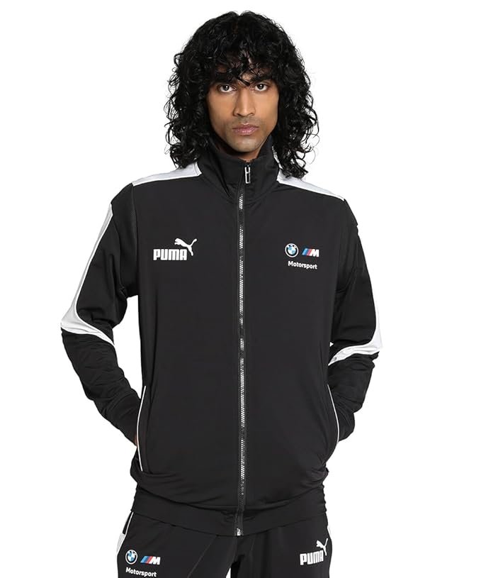 2-8.jpg Puma Polyester Men's Standard Length A-Line Coat - Image 1
