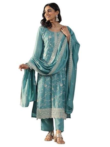 Libas Women's Silk Blend Kurta Sets