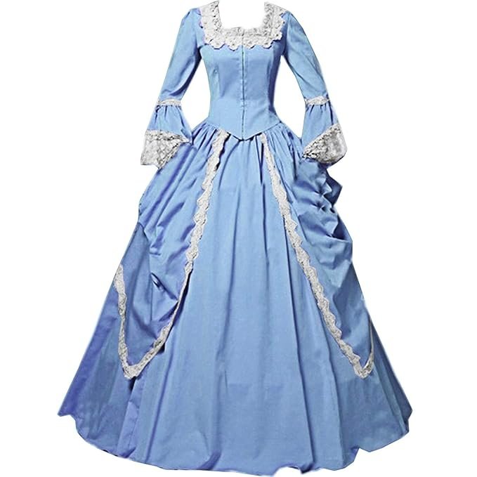 25-4.jpg I-Youth Womens Lace Marie Antoinette Masked Ball Victorian Costume Dress - Image 1
