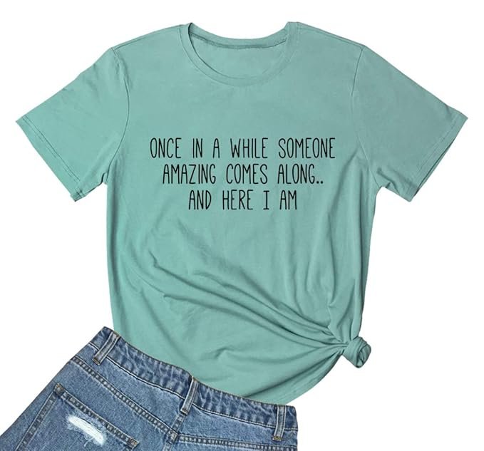 31-3.jpg BLACKMYTH Women's Graphic Funny T Shirt Cute Tops Teen Girl Tee - Image 1