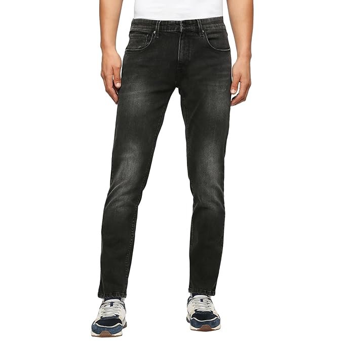 33-2.jpg Pepe Jeans Men's Regular Fit Mid Rise Jeans - Image 1