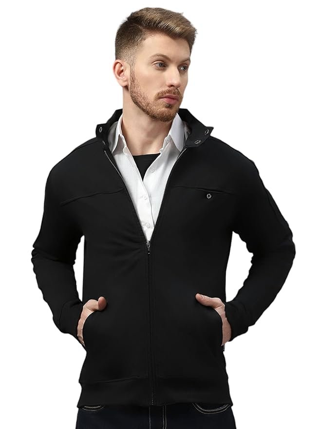 40-1.jpg Dream of Glory Inc. Men's Standard Length Cotton Blend Solid Regular Jacket - Image 1