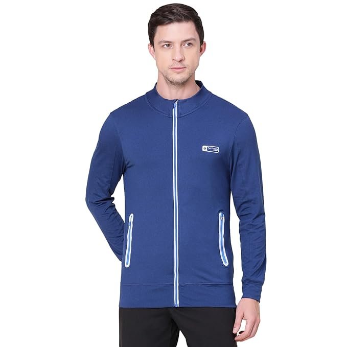 48-1.jpg Van Heusen Men Performance Standard Length Jacket - Polyester Spandex - Swift Dry, Odour Shield, High Stretch - Image 1