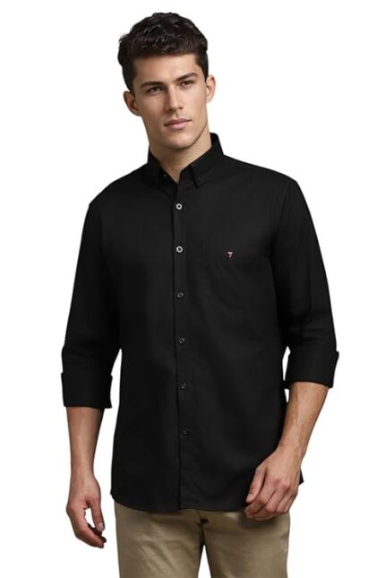 Louis Philippe Men's Cotton Slim Fit Shirt