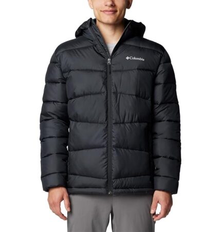 Columbia Men Omni-Heat Reflective Fivemile Butte II Hooded Hiking and Trekking Down Jacket