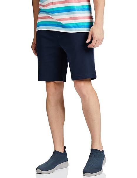 9-4-1.jpg Jockey AM14 Men's Super Combed Cotton Rich Straight Fit Shorts with Zipper Pockets - Image 1